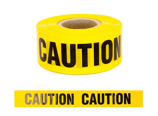 ESD PVC / PE 抗静止性粘着警告テープ 黄色と黒色塗装
