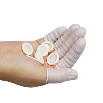 厚い粉末のない指のベッド 電子機器製造のための100%純天然ラテックスESD安全手袋