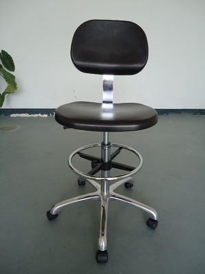 調節可能な産業研修会ESDの椅子PUは椅子Armrestが付いているESDの労働者の泡立つ
