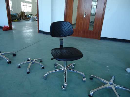 静的な散逸性ESDの安全な椅子はサイズを380 * 260mm承認される黒い色のセリウム支持します