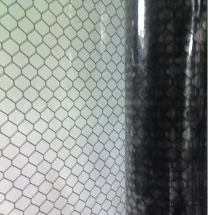 クリーンルーム ESD PVCカーテン 透明/ブラックグリッド アンチスタティックカーテン
