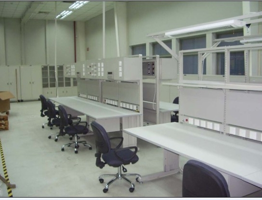 電子実験室1000kg帯電防止ESDのワーク テーブルの仕事台