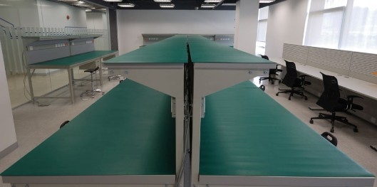 電子実験室1000kg帯電防止ESDのワーク テーブルの仕事台