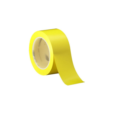 黄色い粘着性がある床ESDの警告テープを示す0.13mmの厚さEPA