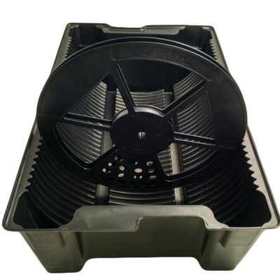 3mmの伝導性のポリスチレン330mm SMTの巻き枠の皿ESDの収納箱