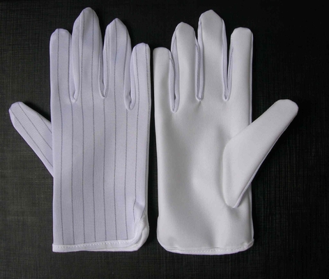 電子生産ラインのために帯電防止点検綿ESD手の手袋