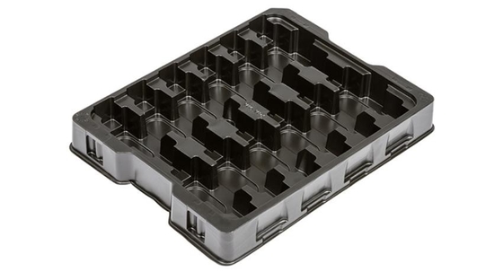 ESD ブラック プラスチック ブリスター トレイ パッケージ PCB