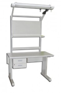 組み立て生産ライン ESD 作業台 工業ワークショップ 表