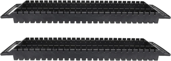 異なるサイズ Esd PCB 収納 流通ラック 黒 プラスチック 静止性防止 ESD 流通ラック 棚