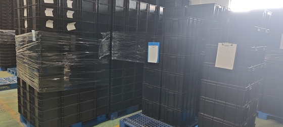 400×300mm 収納容器 積み重ねられるESD 工業用プラスチック収納箱 導電箱