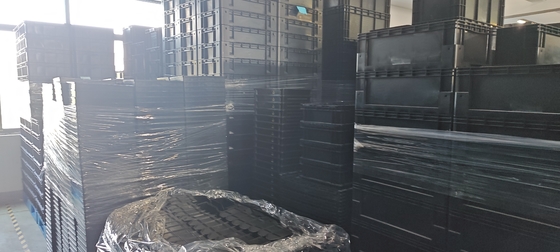 400×300mm 収納容器 積み重ねられるESD 工業用プラスチック収納箱 導電箱
