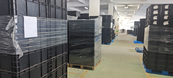 400×300mm 収納容器 積み重ねられるESD 工業用プラスチック収納箱 導電箱