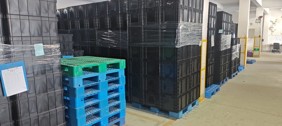 400×300mm 収納容器 積み重ねられるESD 工業用プラスチック収納箱 導電箱