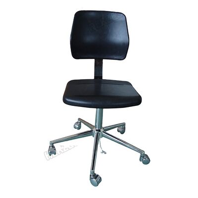 Adjustable Industrial Workshop ESD Chair PU Foam ESD Worker Chair With Armrest