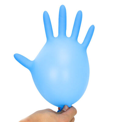 ESDブルーブラックニトリル安全手袋 使い捨て 静電気防止検査用手袋 卸売用