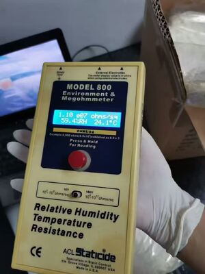 ESDブルーブラックニトリル安全手袋 使い捨て 静電気防止検査用手袋 卸売用