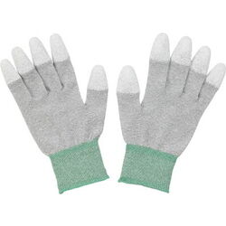 ESD Top Fit Glove Factory ESD Laboratory Antistatic Carbon Fiber PU Palm Fit Gloves ESD Gloves