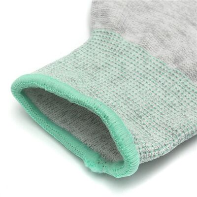 ESD Top Fit Glove Factory ESD Laboratory Antistatic Carbon Fiber PU Palm Fit Gloves ESD Gloves