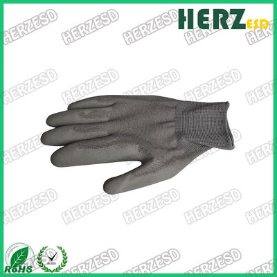 Top Quality Palm Coated Anti Static Nylon Carbon Fiber Top Finger ESD Gloves for Electronic Antistatic Gloves