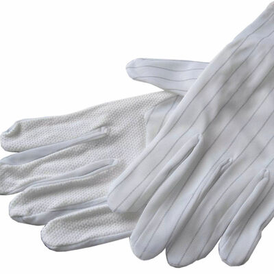 Anti-Static Polyester ESD Gloves for Electronics Safety Inspection Conductive Fiber Anti-slip Glove