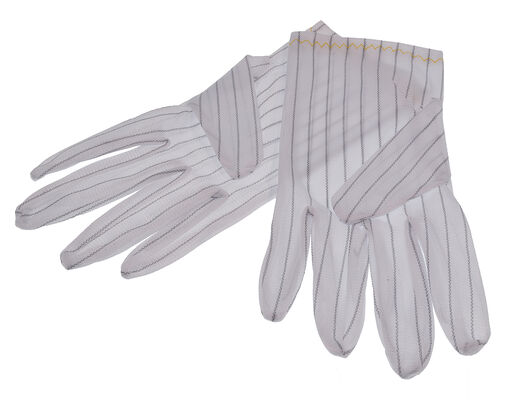 Anti-Static Polyester ESD Gloves for Electronics Safety Inspection Conductive Fiber Anti-slip Glove