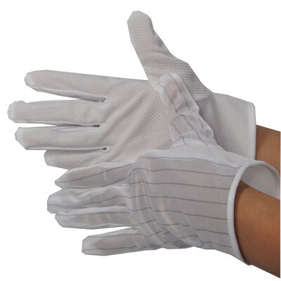 Anti-Static Polyester ESD Gloves for Electronics Safety Inspection Conductive Fiber Anti-slip Glove
