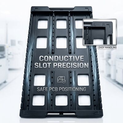 回転ESD循環PCBラック SMT回路基板保管用金属フレーム