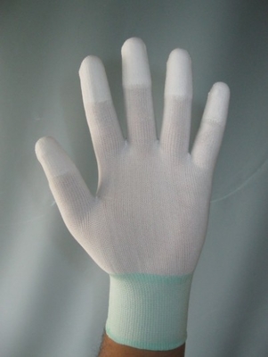 10e9オームのナイロンやし指は反静的なESD手の手袋に塗った