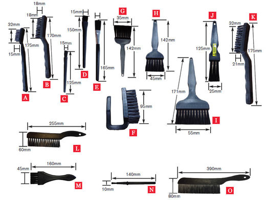 IEC61340 ESD ナイロン ブリストル ブラシ 静電放出ツール
