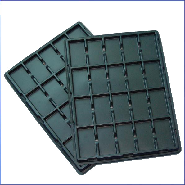 ESD ブラック プラスチック ブリスター トレイ パッケージ PCB