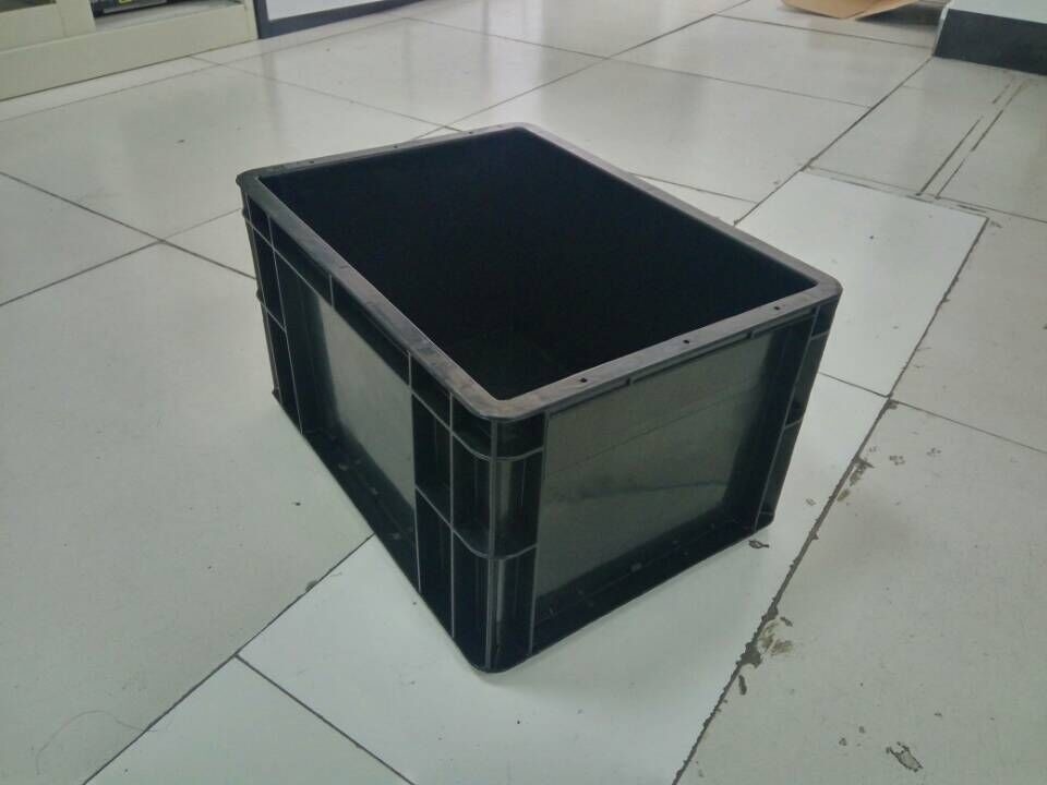 Conductive Crate ESD Plastic Bins , 400 * 300 * 150mm ESD Totes Containers With Lids